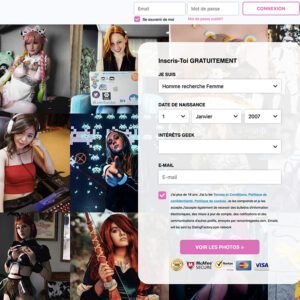 RencontreGeeks.com - Rencontrez les Geeks Célibataires