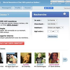 Jasez.ca - Tchat et Rencontre en Ligne 100% Gratuit