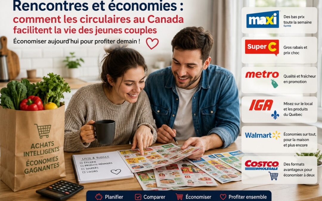 Rencontres et économies : comment les circulaires au Canada facilitent la vie des jeunes couples