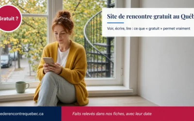 Site de rencontre gratuit au Québec : ce que ça veut dire